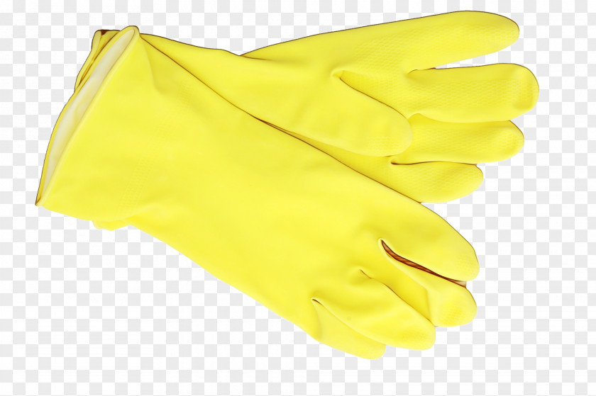 Household Cleaning Supply Finger Yellow Background PNG