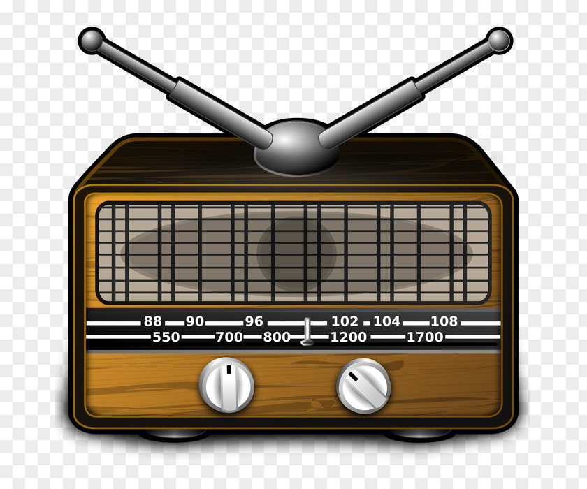 Radio Golden Age Of Vector Graphics Clip Art Illustration PNG