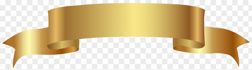 Ribbon Banner Gold Clip Art PNG