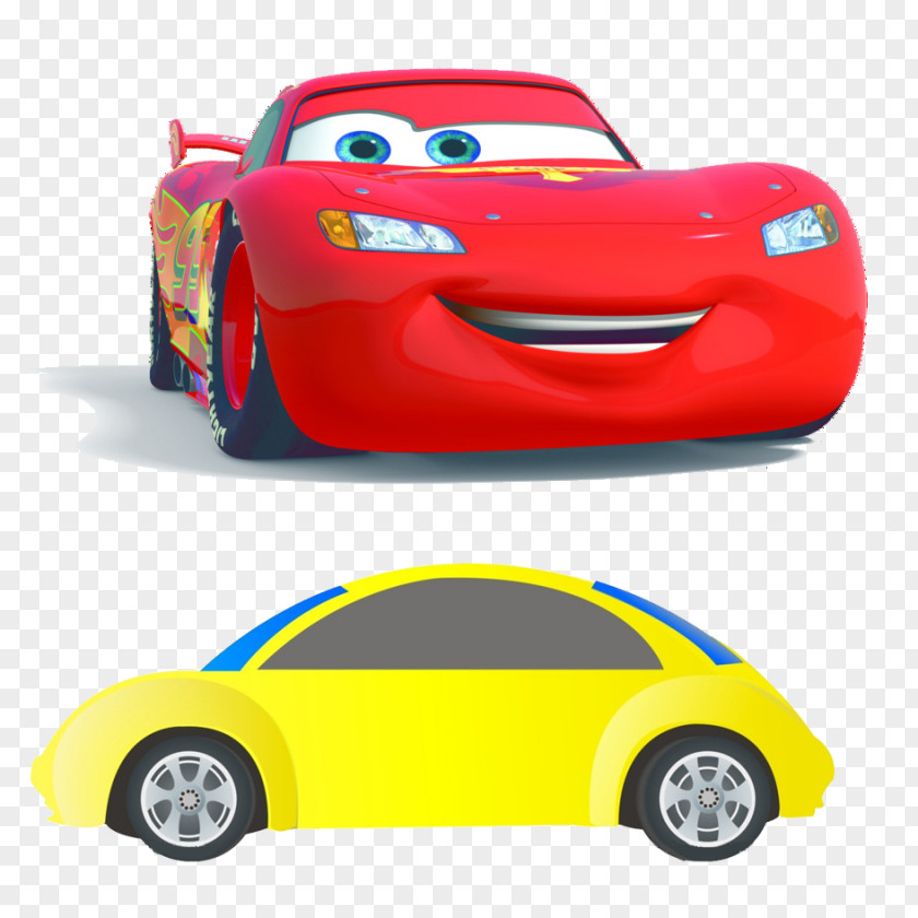 Two Cars Mater Sticker Decal Wallpaper PNG