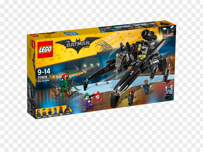 Batman LEGO 70908 THE BATMAN MOVIE The Scuttler Commissioner Gordon Joker Poison Ivy PNG