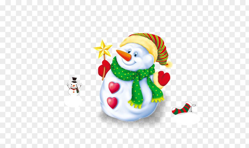 Creative Christmas Snowman Euclidean Vector PNG