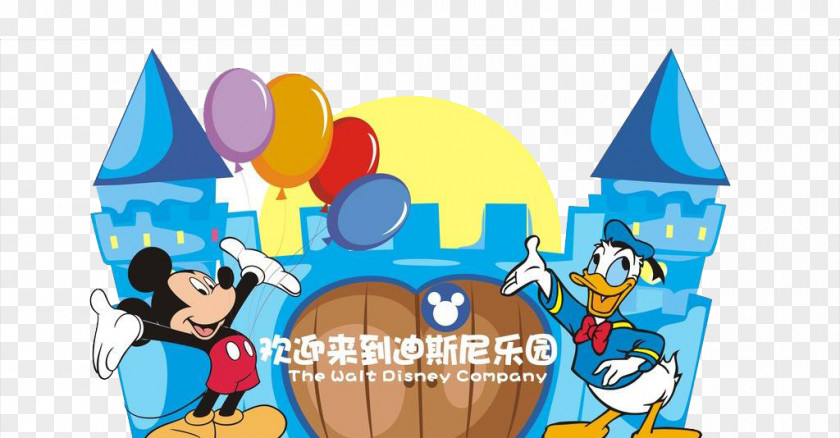 Donald Ladies Misteri Disney Castle Mickey Mouse Duck Disneyland The Walt Company Cartoon PNG