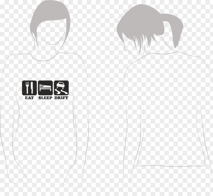 Drift T-shirt Clothing Sleeve PNG