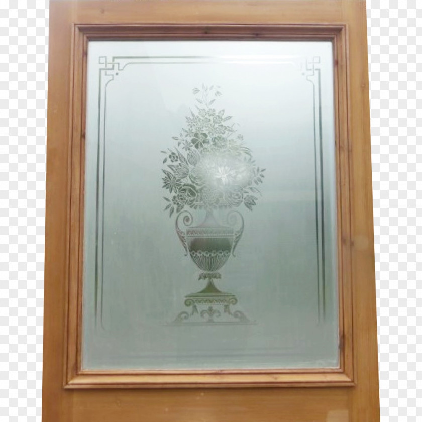 Frosted Glass Window Etching Door PNG