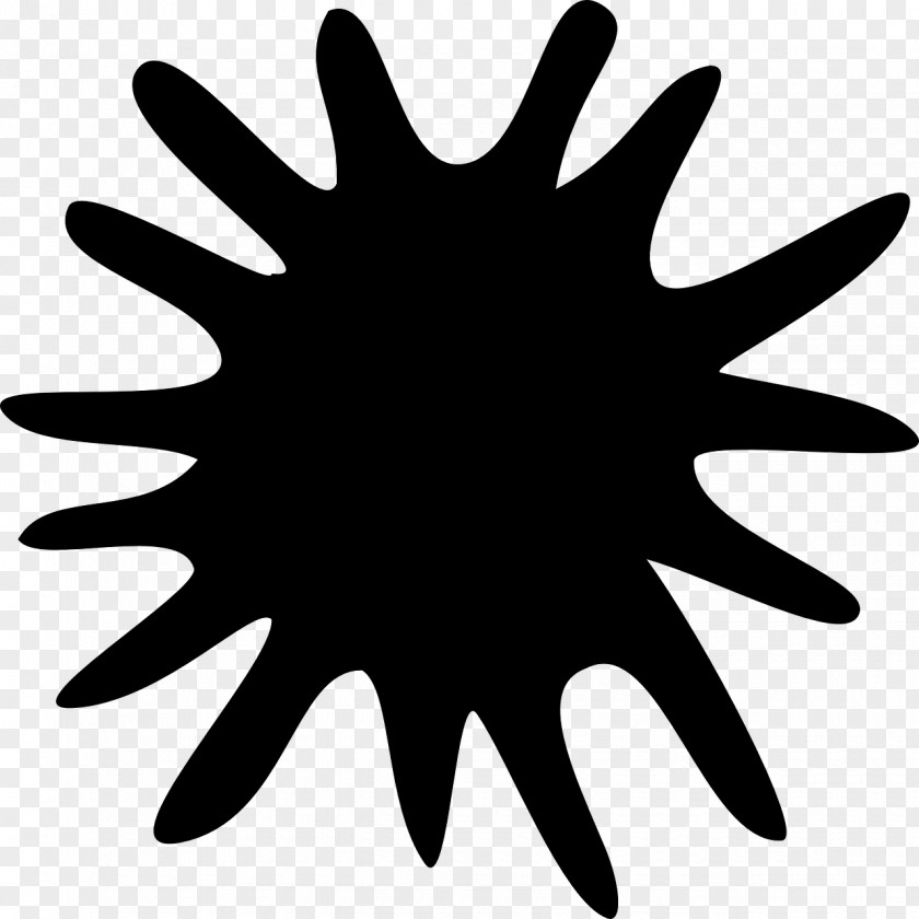 Spill Ink Black And White Clip Art PNG