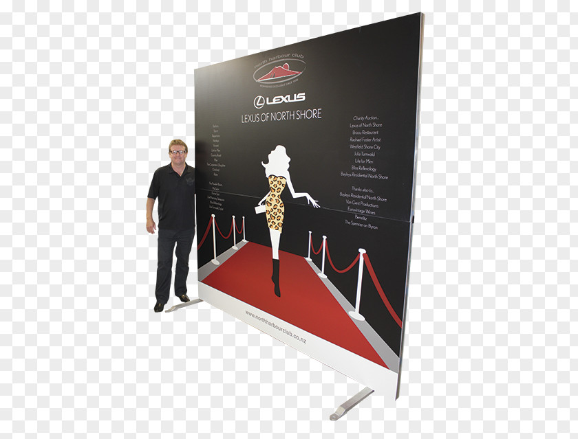 X Exhibition Stand Design Banner PNG