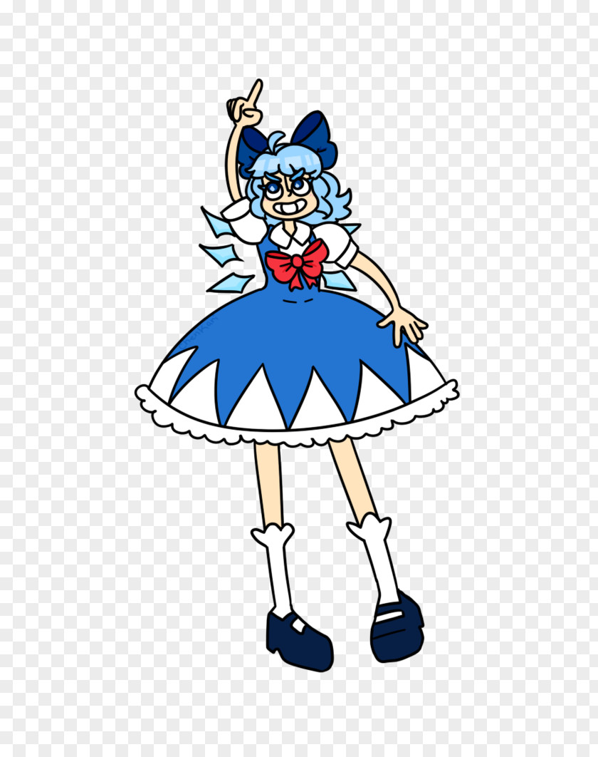 Cirno Clip Art Costume Illustration Headgear Accessoire PNG