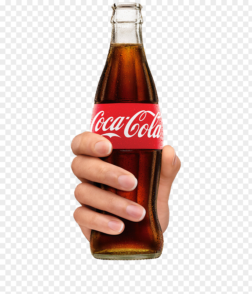 Cocacola The Coca-Cola Company Fizzy Drinks Glass Bottle PNG
