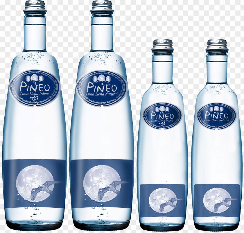 Minerals Mineral Water Bottled Glass Bottle PNG