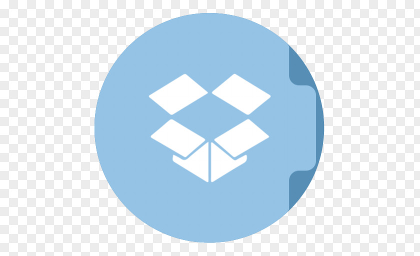 Folder Dropbox Electric Blue Brand Symbol PNG