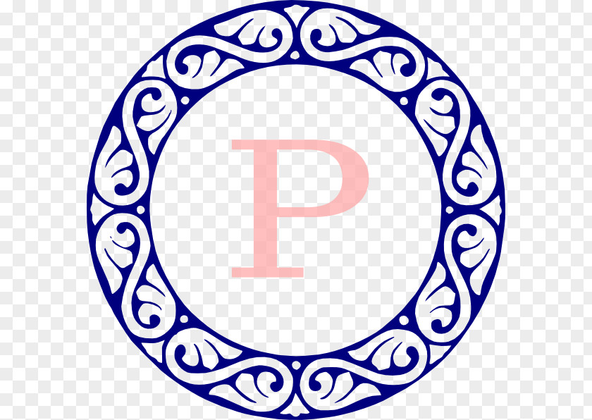 Monogram Circle Letter Initial C Clip Art PNG