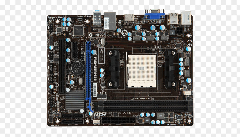 MotherboardMicro ATXSocket FM2AMD A55Socket FM2 MSI FM2-A55M-E33MotherboardMicro FM2Socket AM3 Graphics Cards & Video Adapters FM2-A55M-E33 PNG