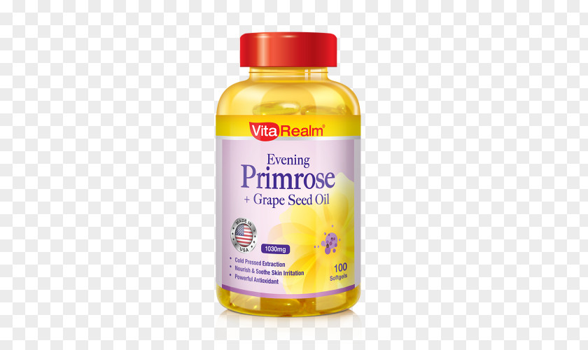 Oil Grape Seed Dietary Supplement Common Evening-primrose PNG