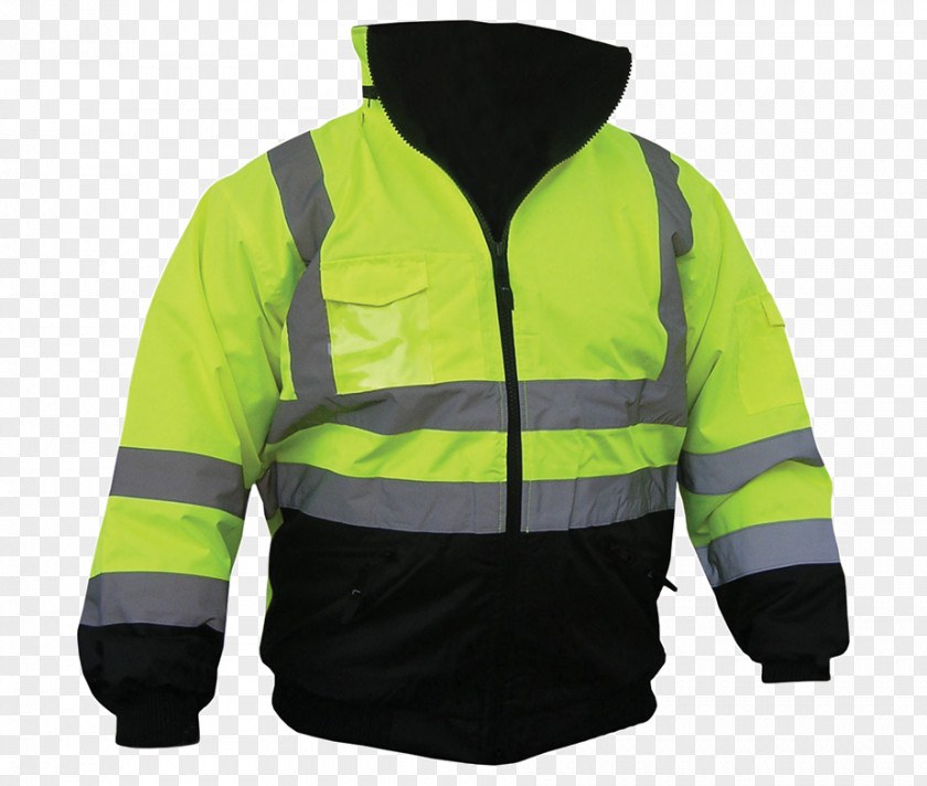 Safety Jacket Hoodie T-shirt High-visibility Clothing PNG
