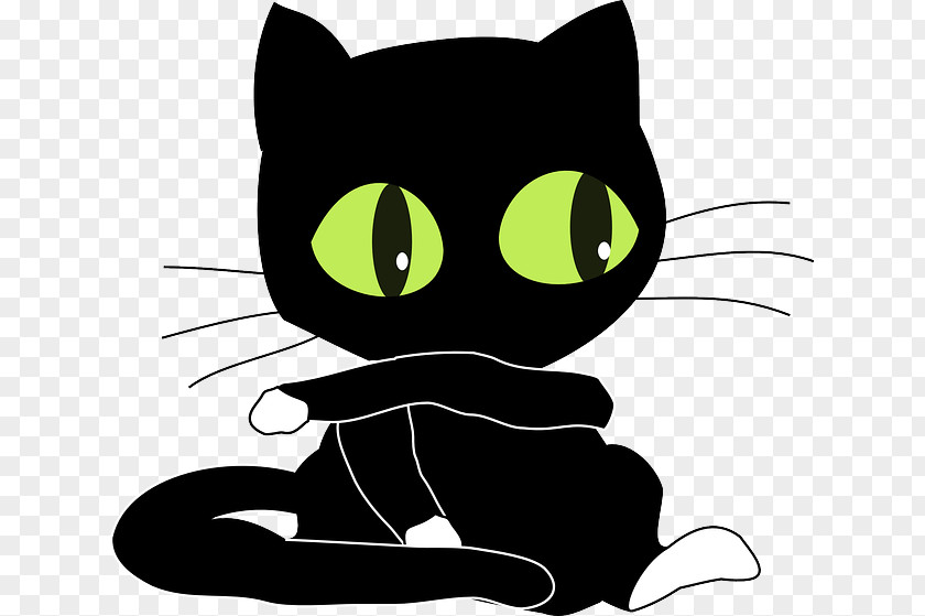 Cat Felix The Kitten Black Clip Art PNG