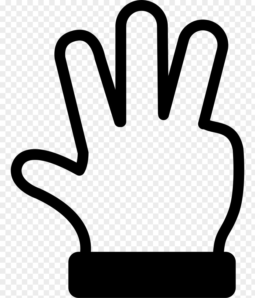 Hand Number Clip Art Finger PNG