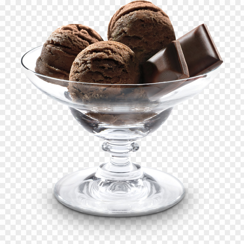 Sorbet Chocolate Ice Cream Sundae PNG