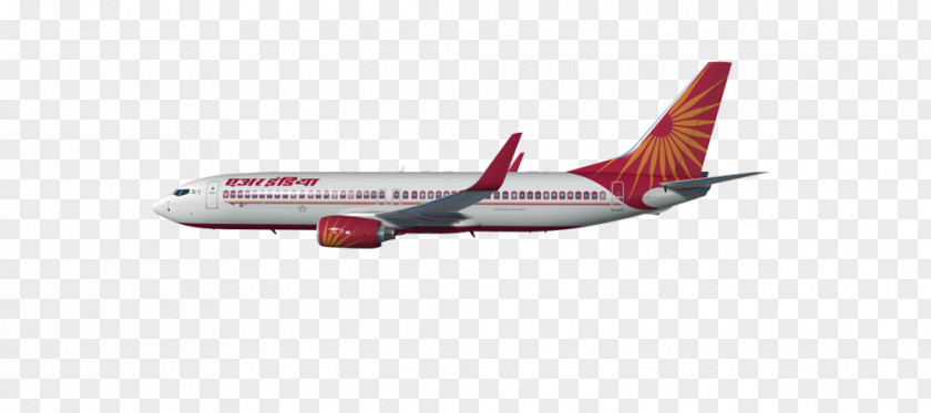 Airplane Boeing 737 Next Generation Flight India PNG