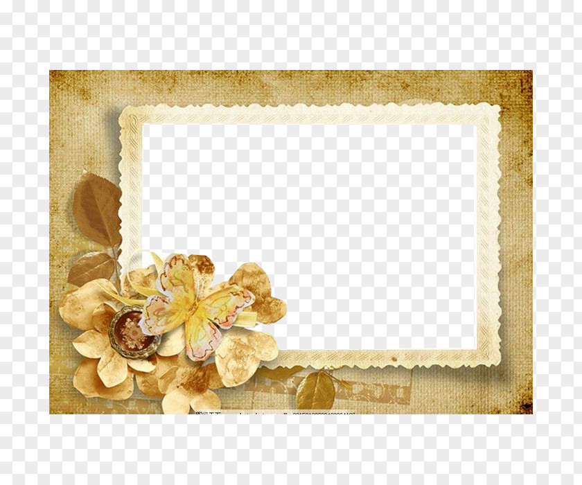 Golden Photo Frame Essential Electronic Picture Royalty-free Wallpaper PNG