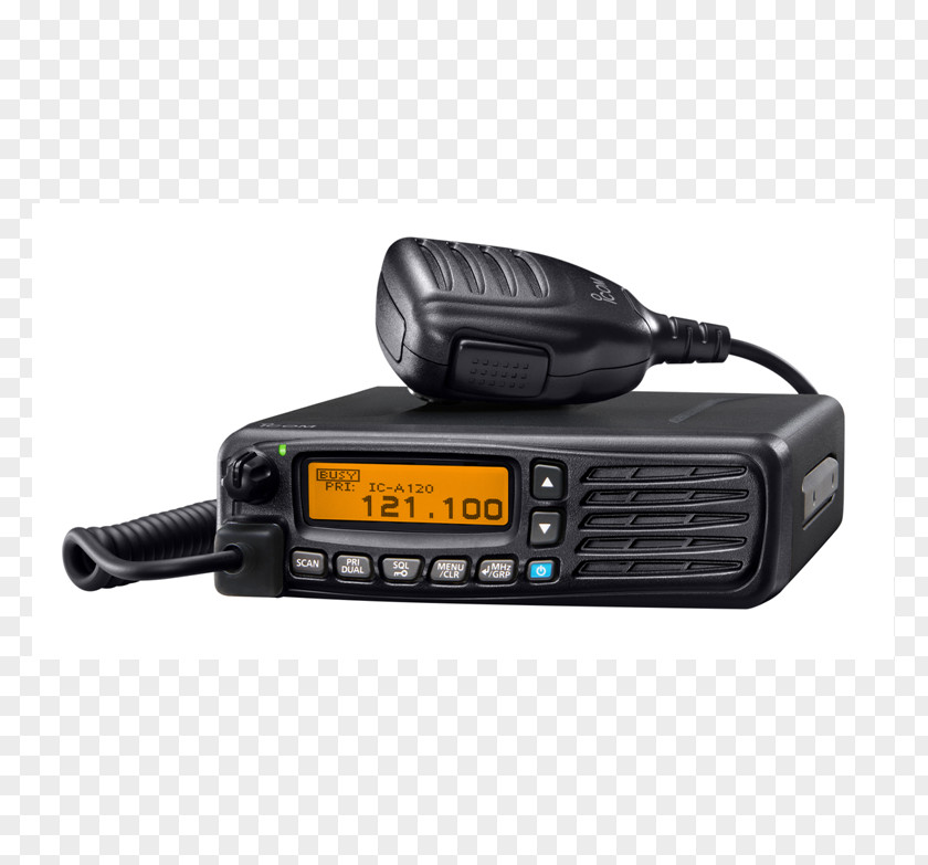 Microphone Airband Icom Incorporated Transceiver Very High Frequency PNG
