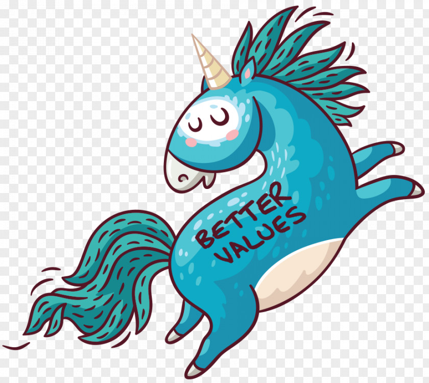 Unicorn Marine Mammal Biology Clip Art PNG