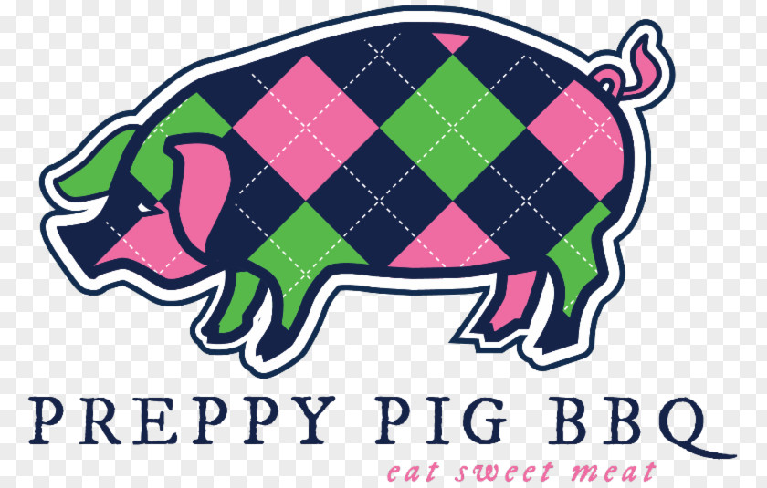 Bbq Pig Preppy BBQ The Newport Buzz Barbecue Logo PNG