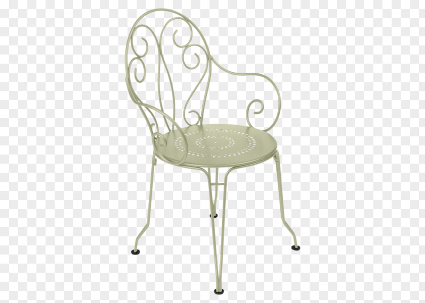 Green Armchair Table Garden Furniture Fauteuil Chair PNG