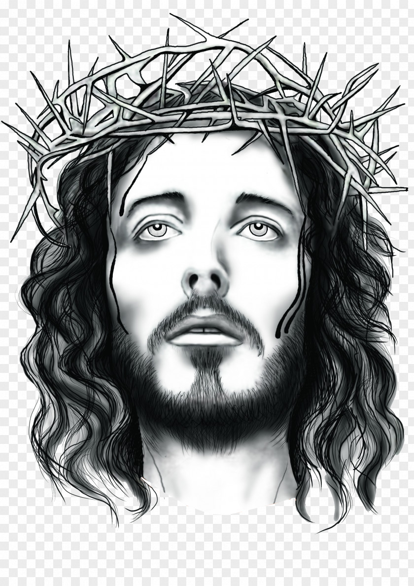 Jesus Christ Holy Face Of T-shirt Hoodie Spreadshirt PNG