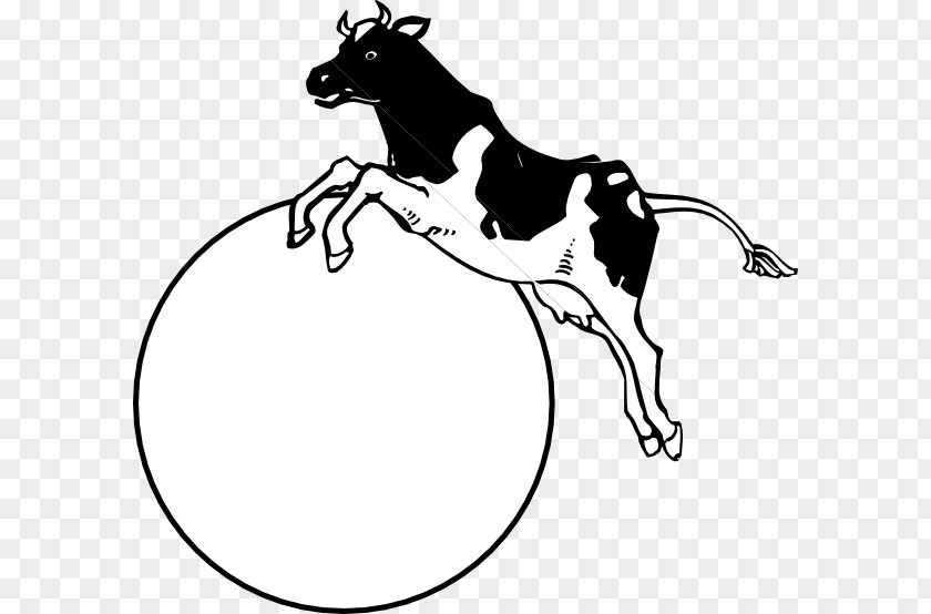 Jump Over Cliparts Cattle Moon Clip Art PNG