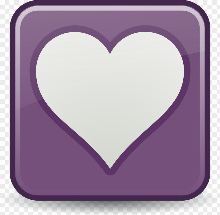 Lavander Heart Symbol Clip Art PNG