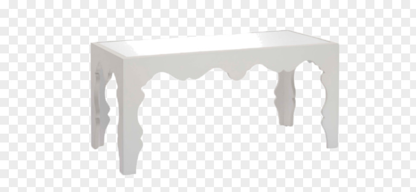 White Coffee Table Black And PNG