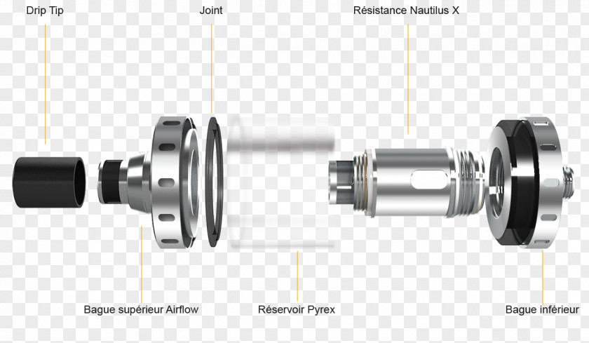 Bijouterie Nautilus-X Electronic Cigarette Aerosol And Liquid Atomizer Nozzle Technology PNG