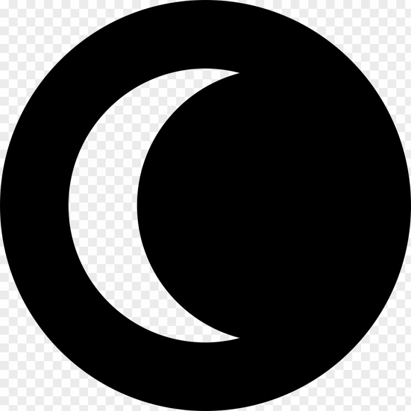 Crescent Solar Eclipse Lunar Moon Phase Symbol PNG