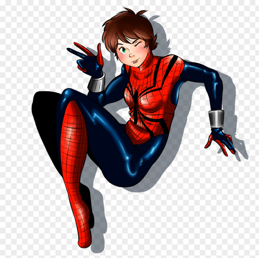 Spider Woman Spider-Man Spider-Girl Spider-Verse May Parker Art PNG