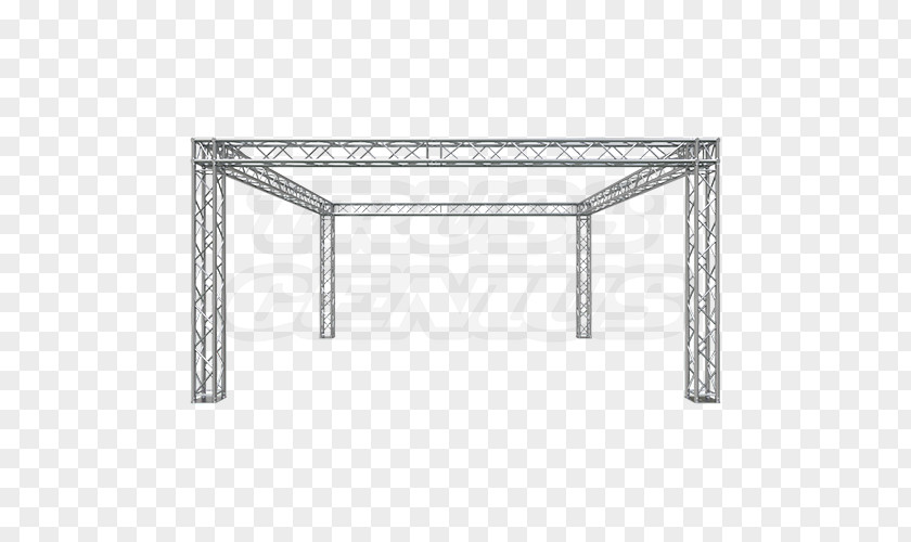 Truss Structure Steel Furniture Table PNG