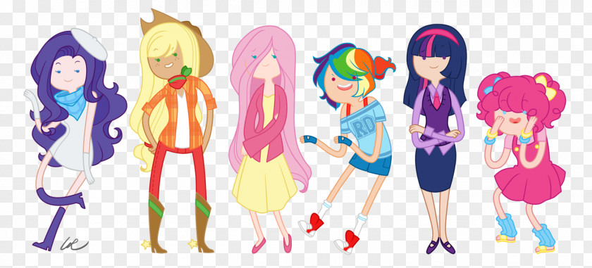 Adventure Time Pinkie Pie Rainbow Dash Applejack Pony Rarity PNG