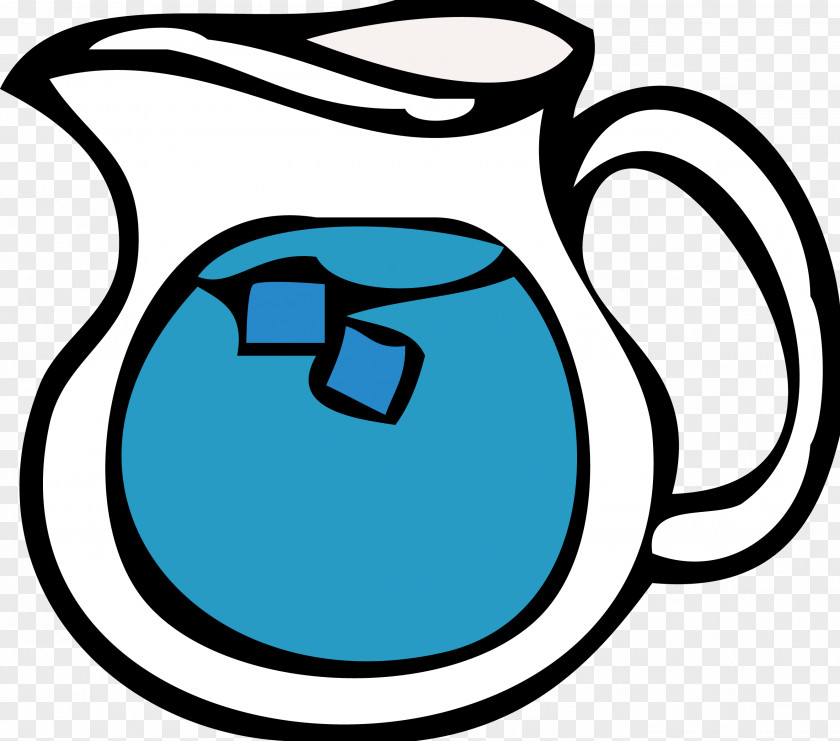 Cartoon Ice Cooled Glass Kettle Water PNG