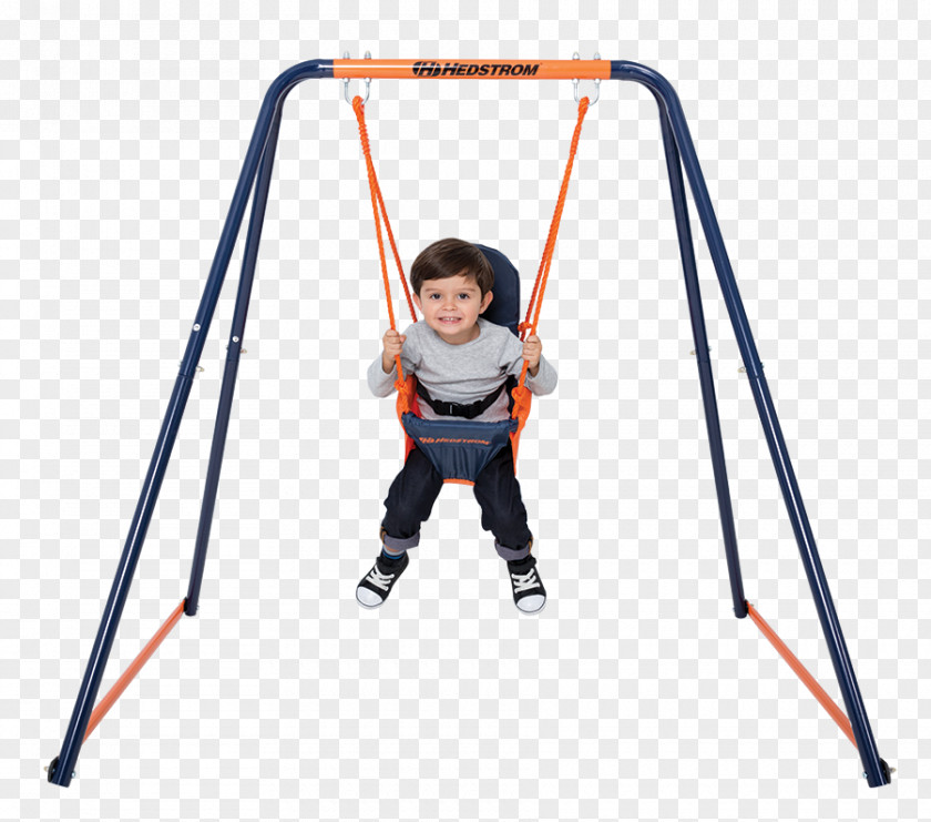 Child Hedstrom Folding Toddler Swing 2 In 1 Playground PNG