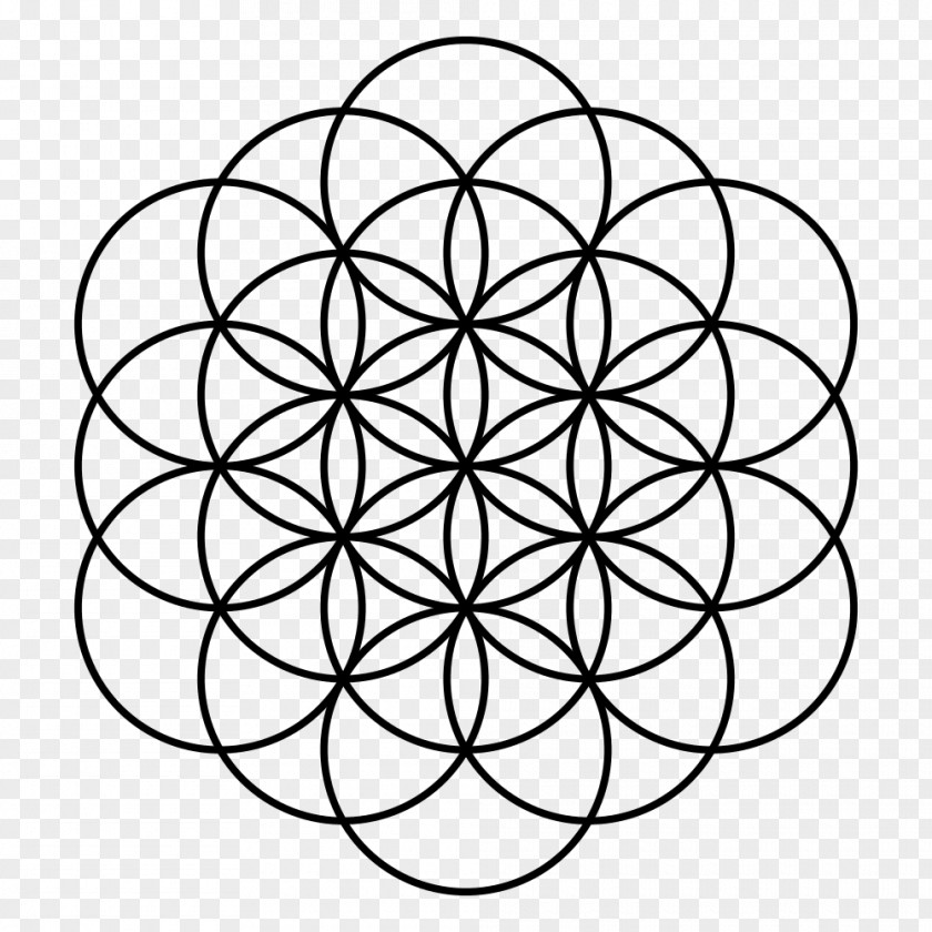 Crop Overlapping Circles Grid Coldplay A Head Full Of Dreams Sacred Geometry PNG