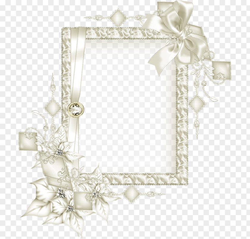 Silver Borders Drawing Picture Frames White PNG
