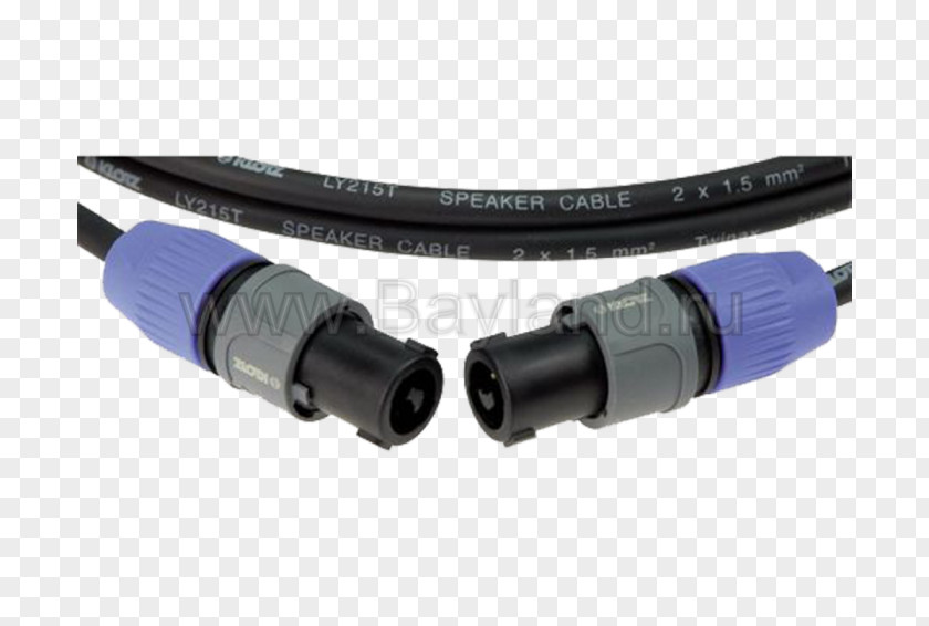 Speakon Connector Coaxial Cable Speaker Wire Electrical Neutrik PNG