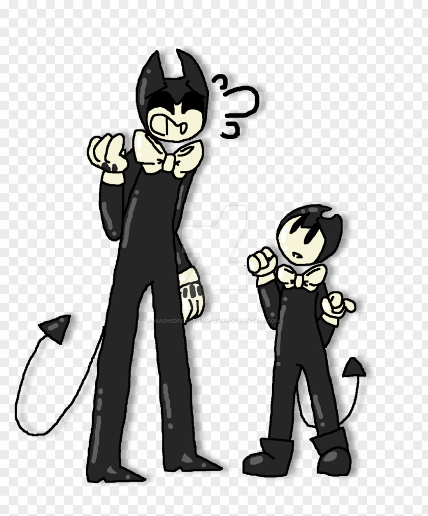Bendy And The Ink Machine Drawing Cartoon Male Mammal PNG
