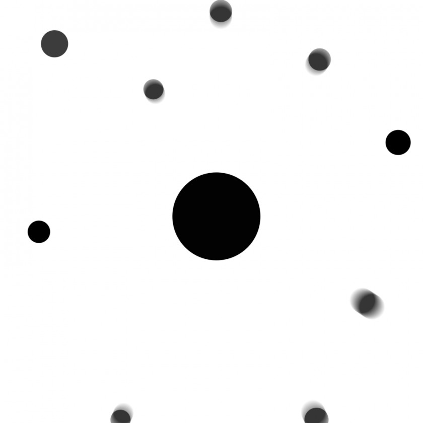Dots Black And White Monochrome Photography Circle Pattern PNG
