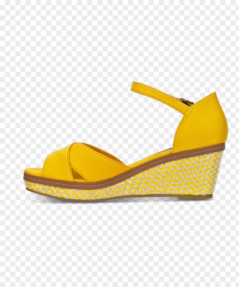 Tommy Hilfiger Logo Yellow Color Shoe PNG