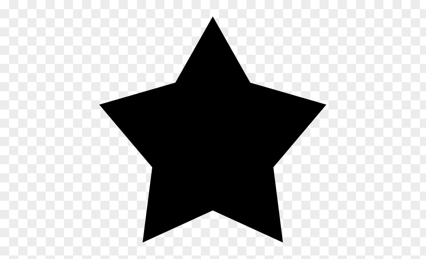 Triangle Blackandwhite Black Star PNG