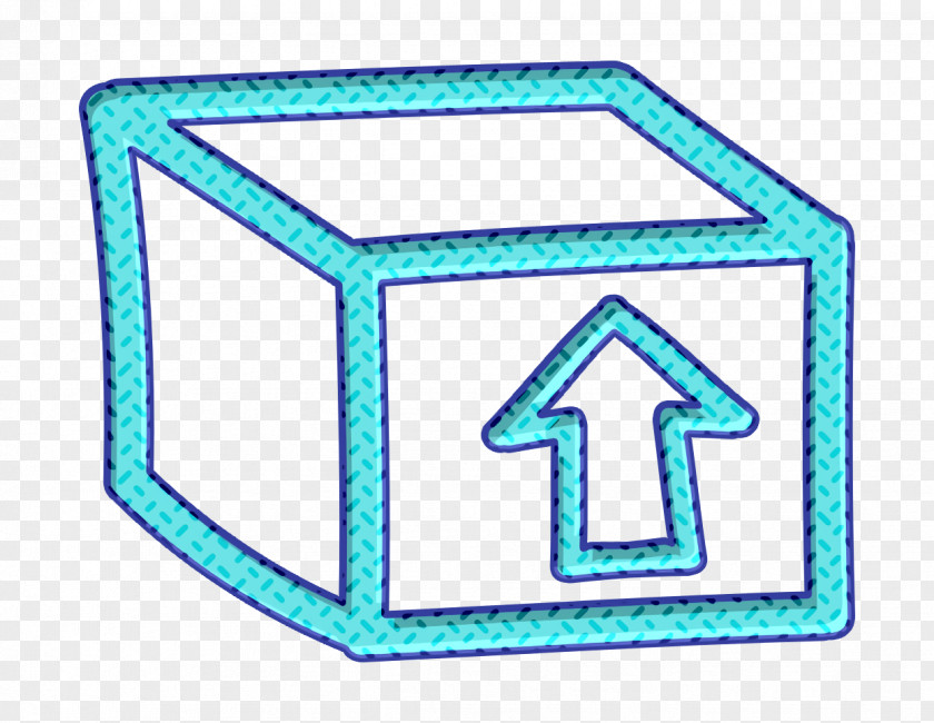 Box Package With An Up Arrow Hand Drawn Symbol Icon Arrows PNG