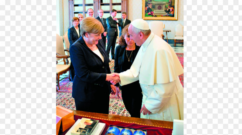 Merkel Blessing Textile Tradition PNG