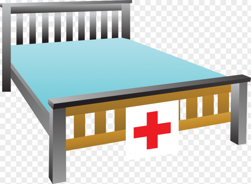 Vector Beds Hospital Bed Clip Art PNG