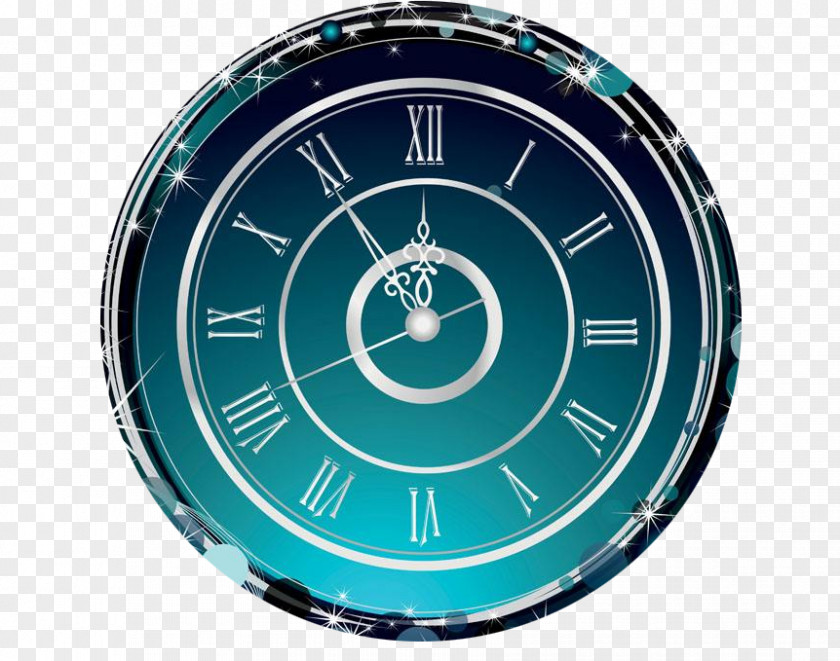 Clock Material New Years Day Illustration PNG